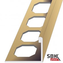 ПО-Г12 алюминиевый профиль для наружных углов керамической плитки